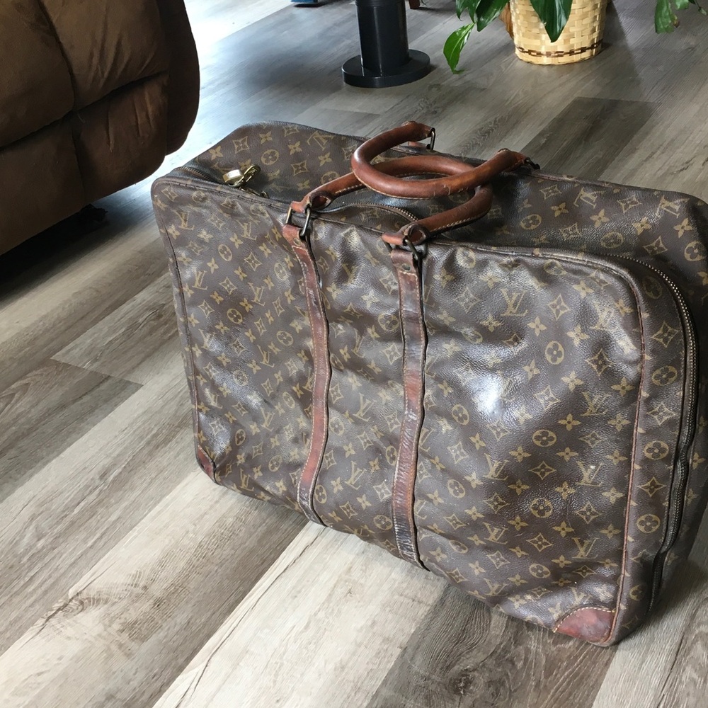Vintage Louis Vuitton Classic Brown Monogram Travel Bag